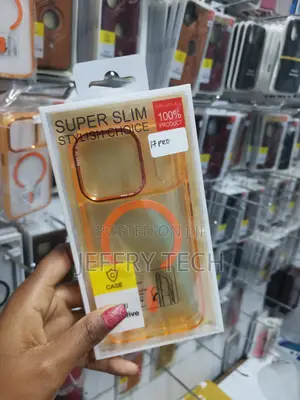 Torras for iPhone 17 Pro Newskin Clear Case With Magsafe -Orange