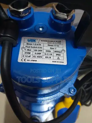 Usk Submersible Pump 0.5 Hp,17m H