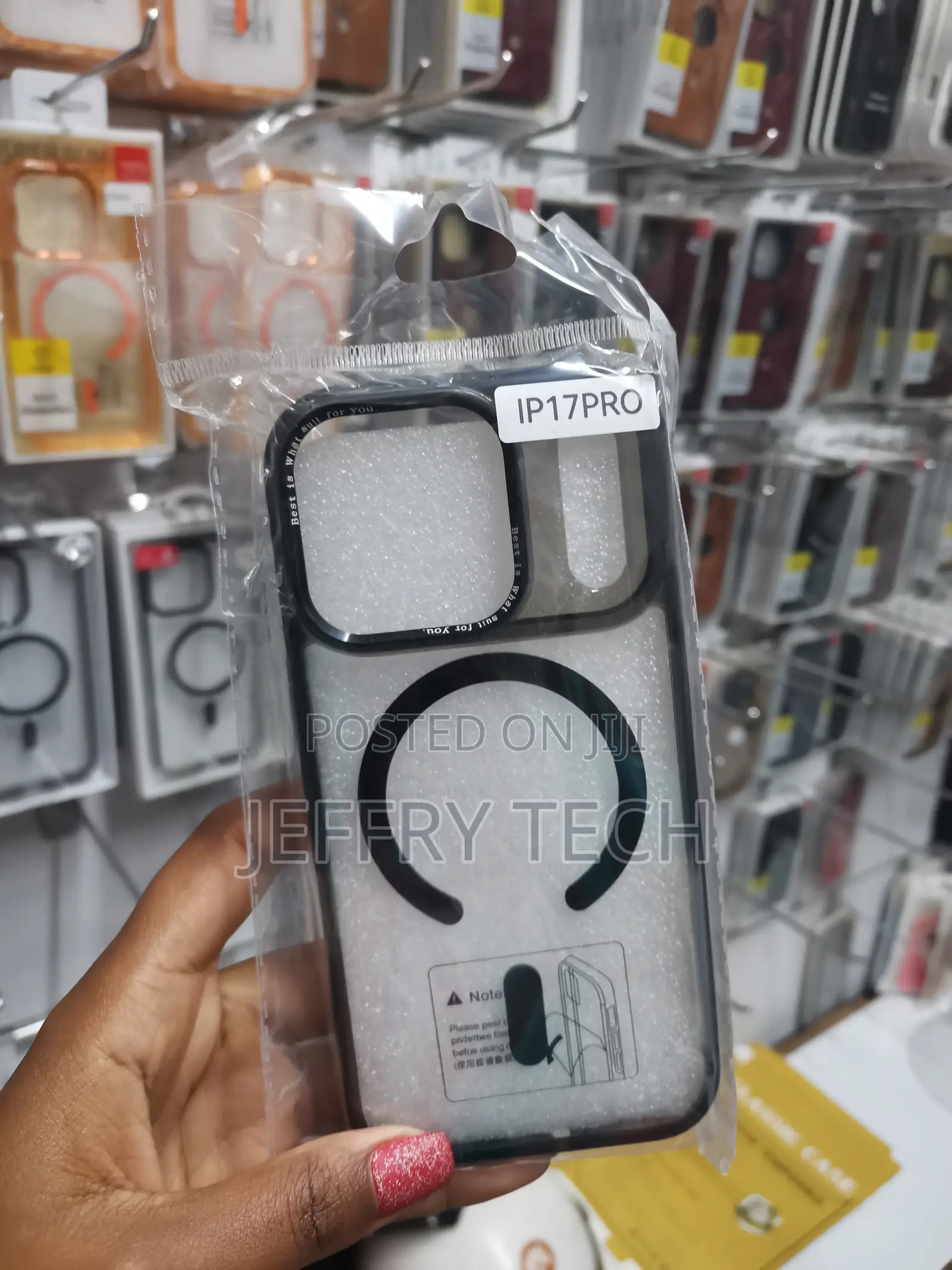Tocol for iPhone 17 Pro Clear Transparent Case Compatible With Magsafe