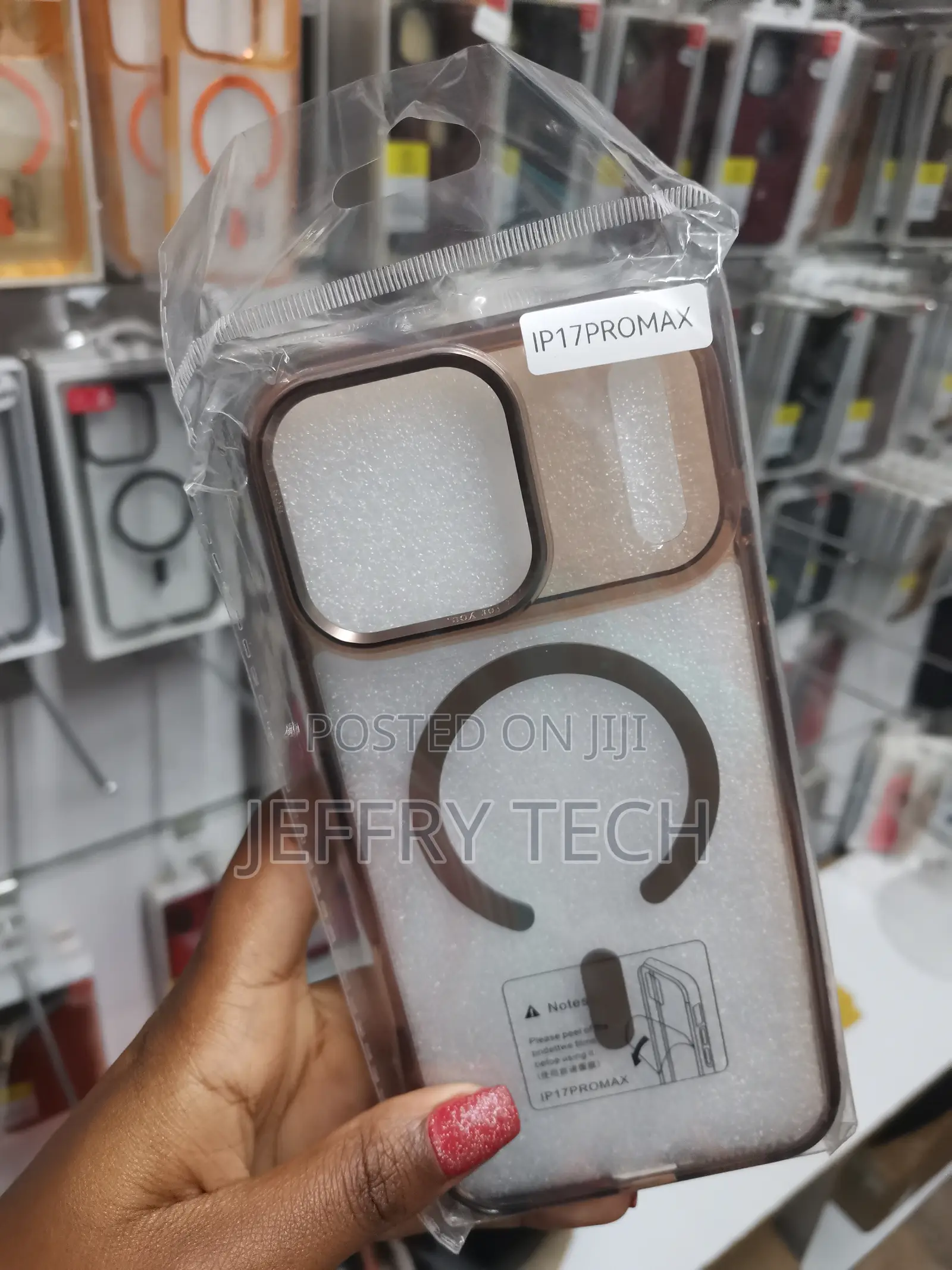 Nimaso iPhone 17 Pro Max Case Clear 6.9 Inch, Compatible With Magsafe