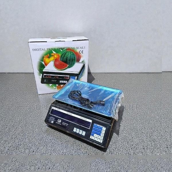 Acs40 40kg Led Display Digital Scale With Rechargeable Inbuilt Battery