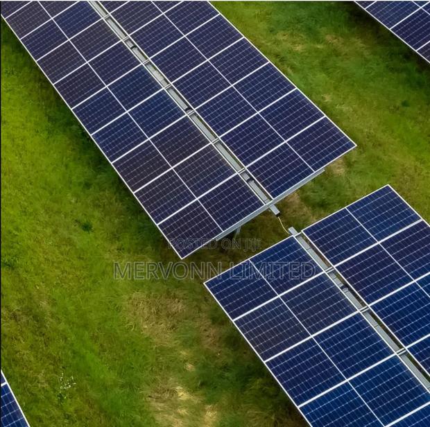 Hybrid Solar Power Setup - main view