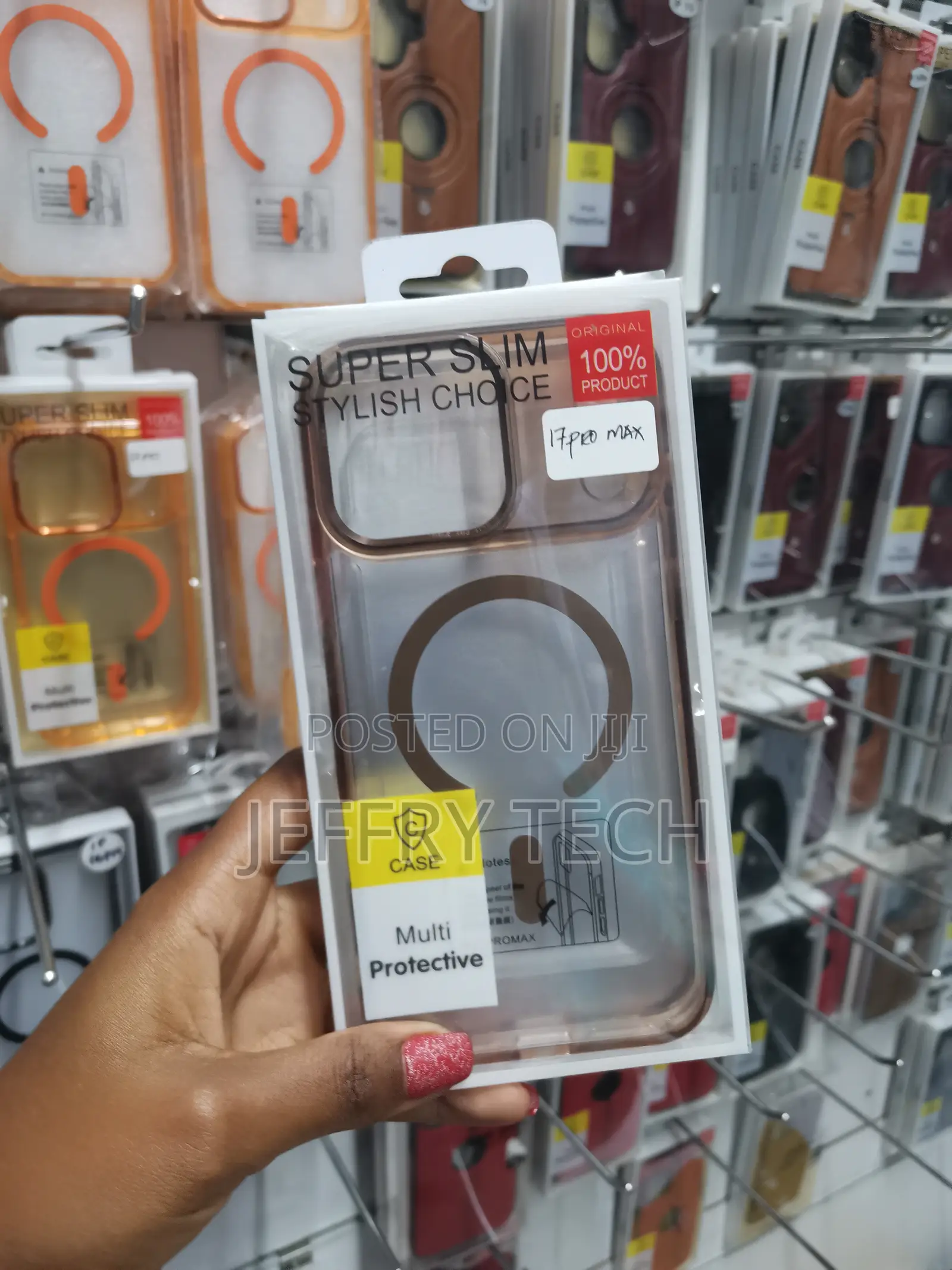 Chiclady iPhone 17 Pro Max Transparent Magsafe Compatible Case