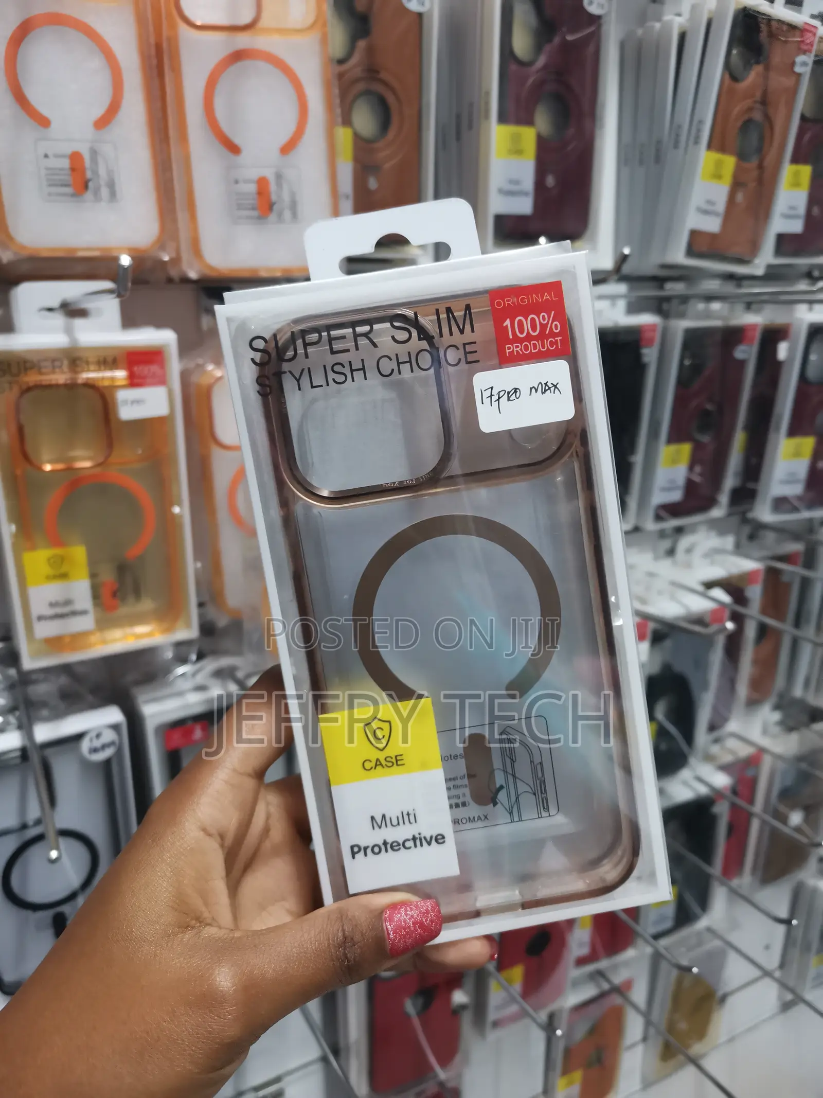 Chiclady iPhone 17 Pro Max Transparent Magsafe Compatible Case