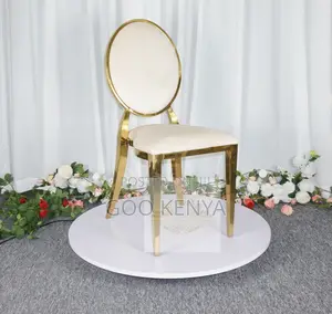 Home Chair; Luxury Wedding Seating – Stackable Stainless Steel Chairs