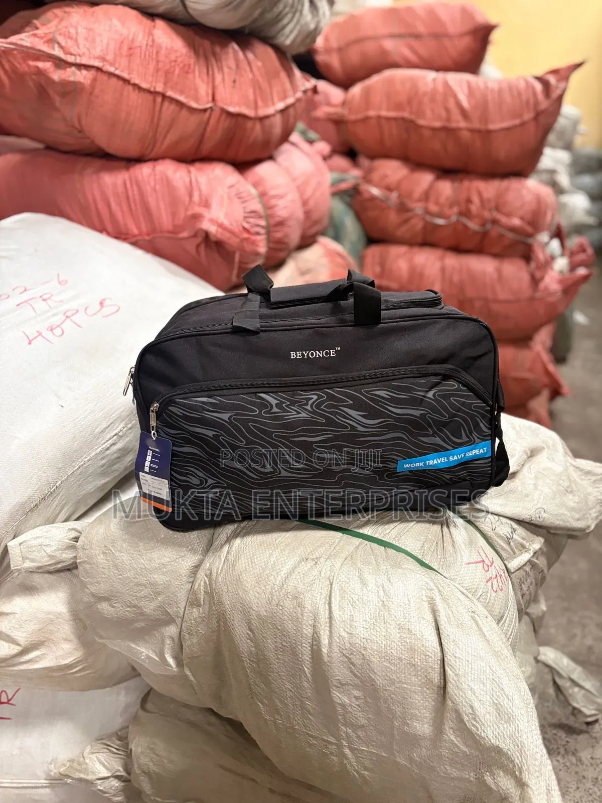 Travelling Bag Cord Wheel 22"