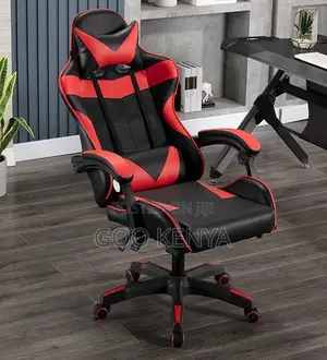 Office Chair; Designer Gamer – Ergonomic Leather Gaming Recliner Chair