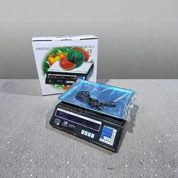 Acs 40 Heavy Duty Digital 40kg Price Scale With Rechargeable Battery