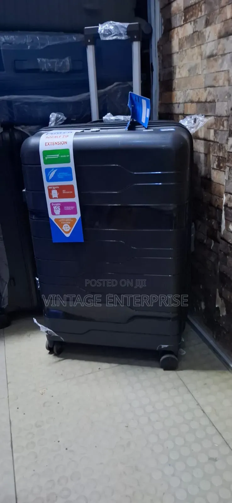 Single Large Size Rubber Suitcase