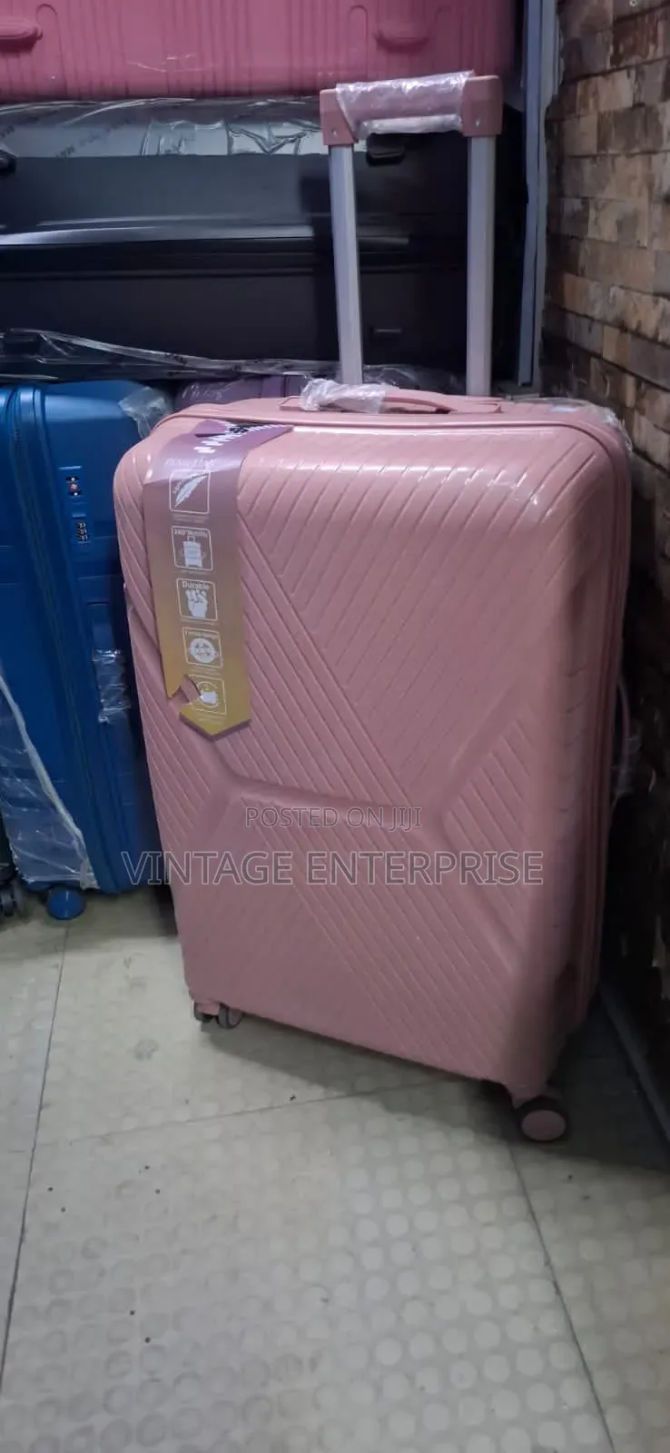 Single Large Size Rubber Suitcase