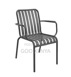 Home Chair; Heavy-Duty Plastic Restaurant Chair — Stackable Design