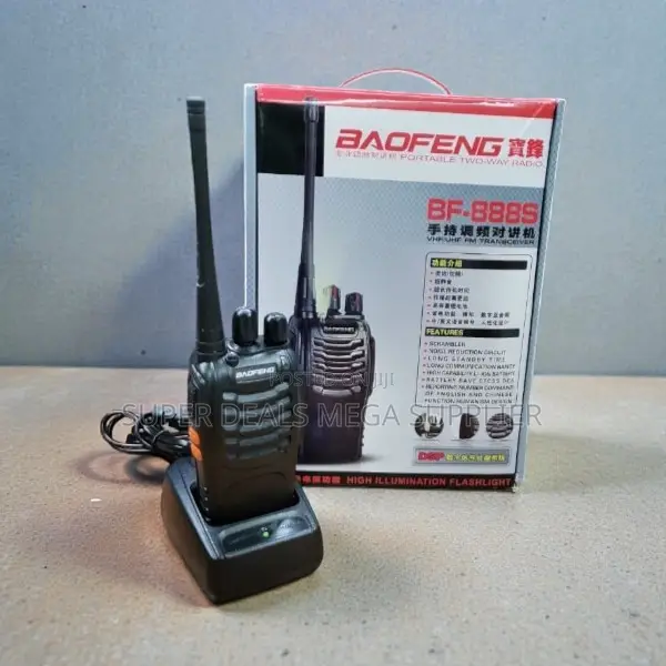 Baofeng Bf-888s Walkie Talkie 16ch Portable Radio 5km Range Battery