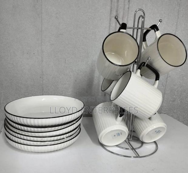 12 PCS White Dinner Set - main view