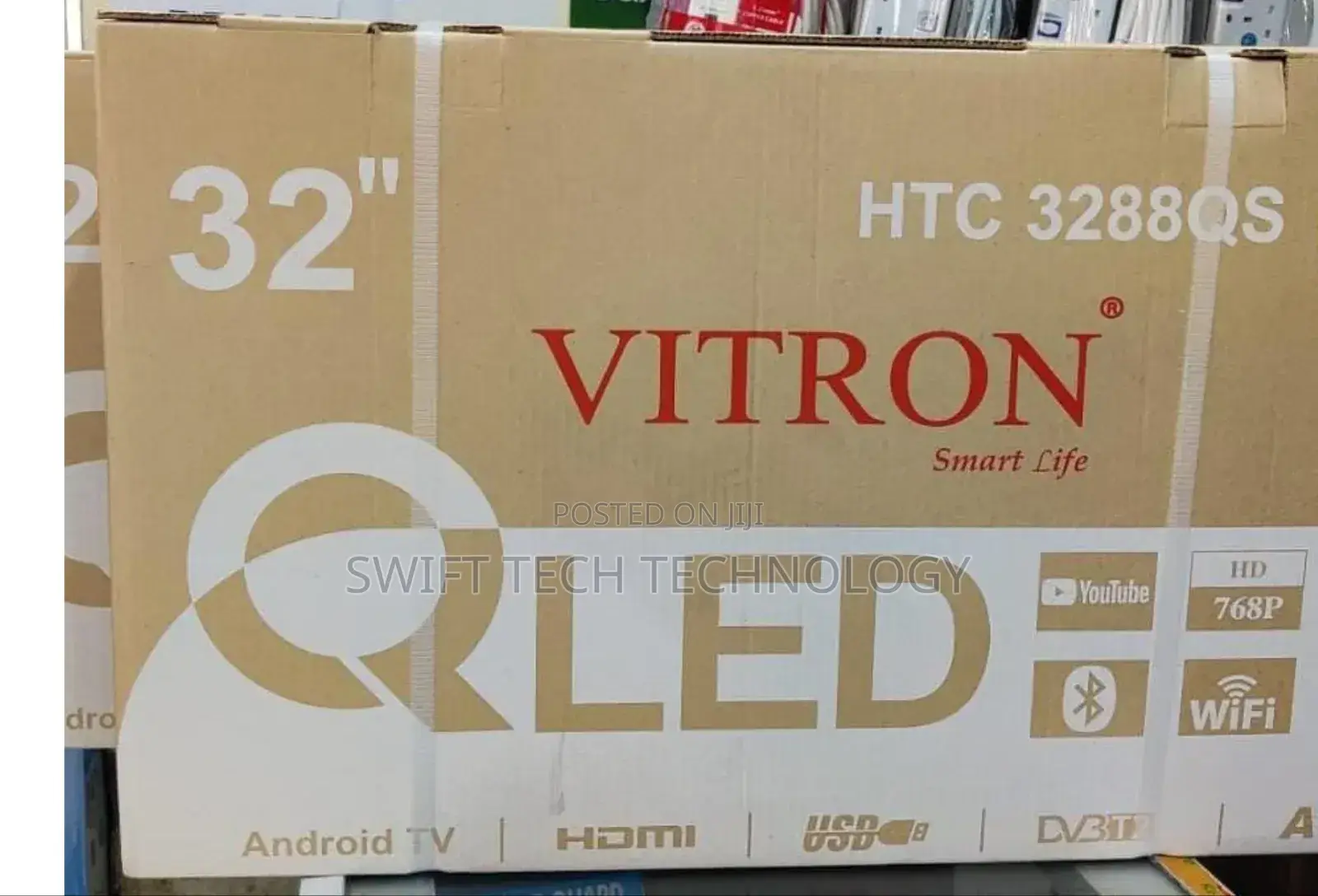 Qled 32 Inches Vitron Smart Android Frameless