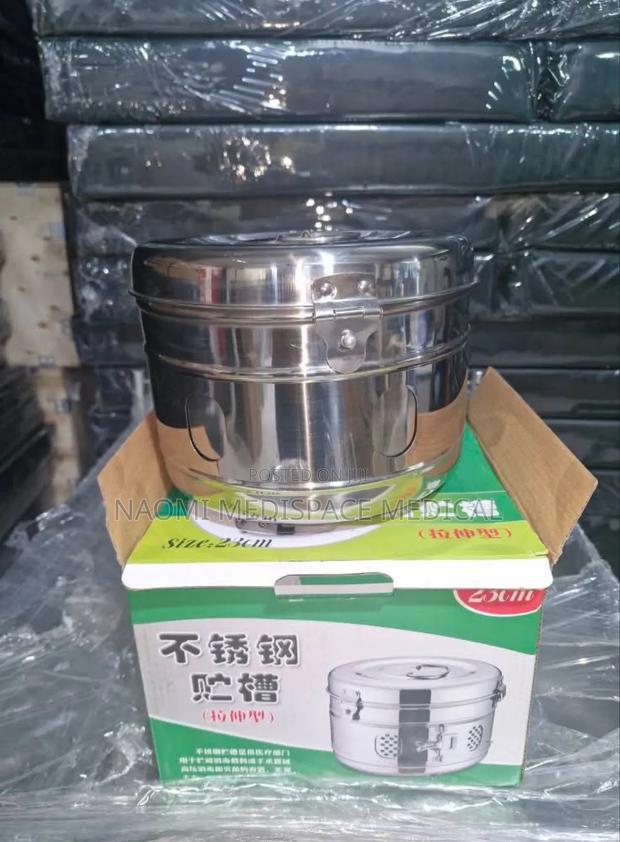 Stainless Steel Gauze Drum 23cm/ Sterilising Drum 23cm