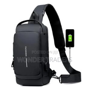 Multifunction Anti -Theft Usb Shoulder/Chest Bag, Waterproof  ~ - thumbnail 2
