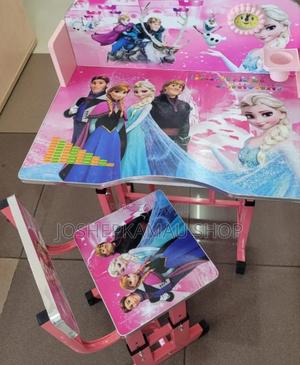 Spider Man Blue Executive Adjustable Kids Study Table Desk@ - thumbnail 2