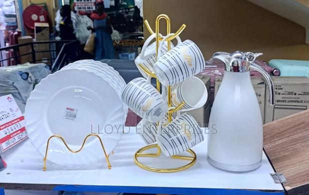 13pcs White Breakfast Set