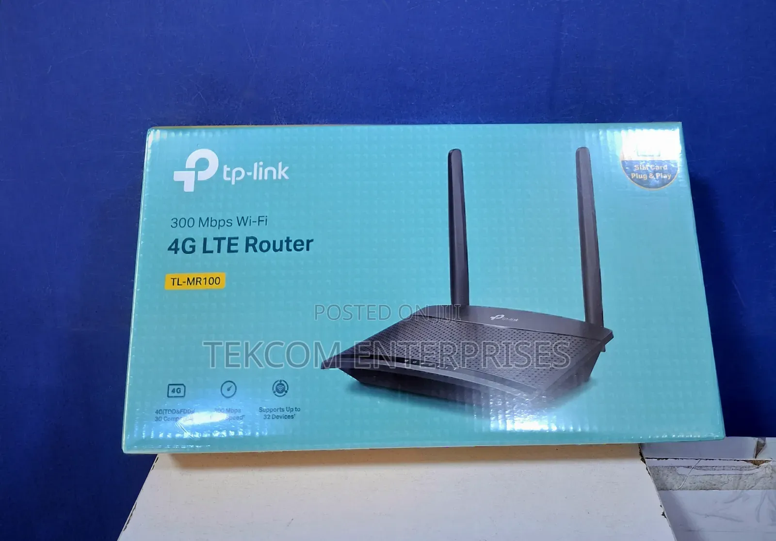Tp-Link 300mbps Wireless N 4g Lte Router Tl-Mr100