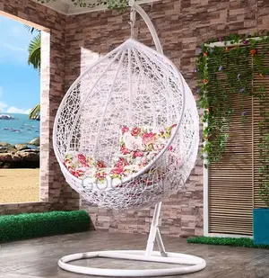 Home Chair; Luxury Wicker Hanging Lounge Chair for Garden Lobby