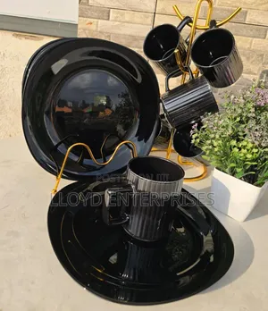 12pcs All Black Dinner Combo