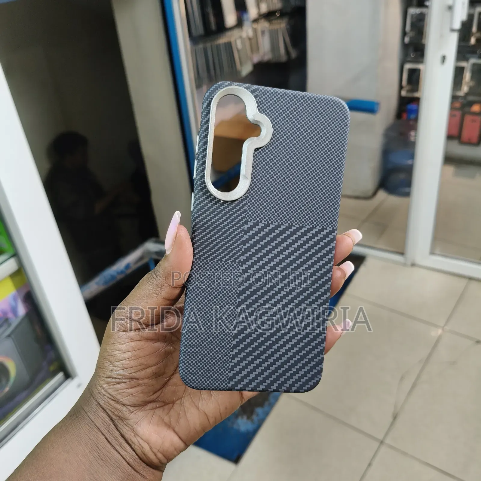Samsung A55/A35 Tribal Carbon Fiber Back Cover