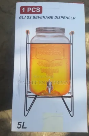 Glass Beverage Dispenser