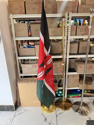 Silver Flagpole Stand - thumbnail 2