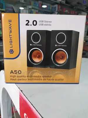 Lightwave A50 Multimedia Usb Desktop Speakers.