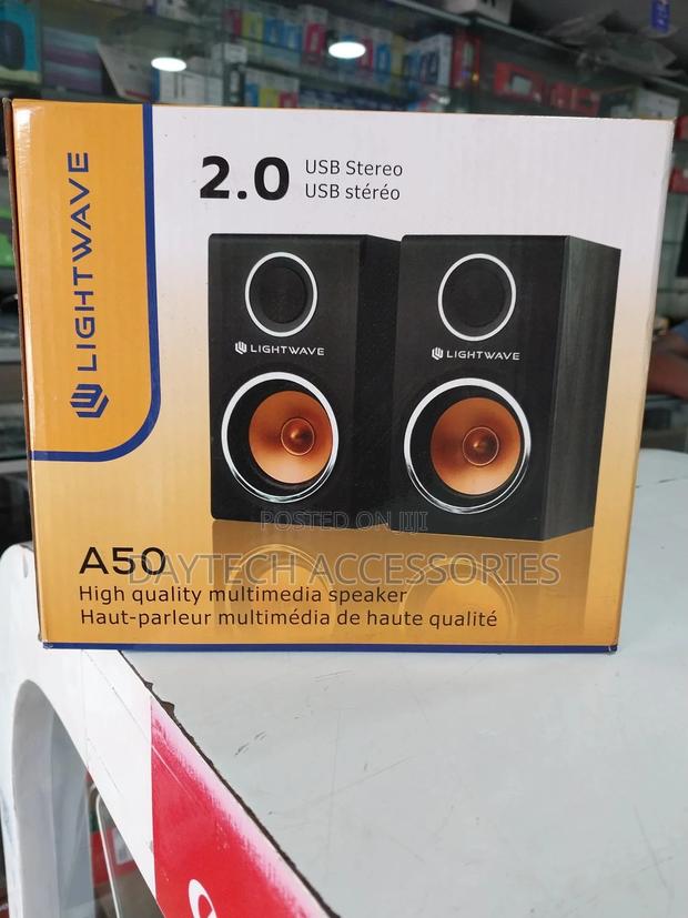 Lightwave A50 Multimedia Usb Desktop Speakers.