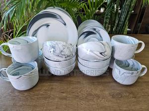 24pcs Marble Dinner Set - thumbnail 2