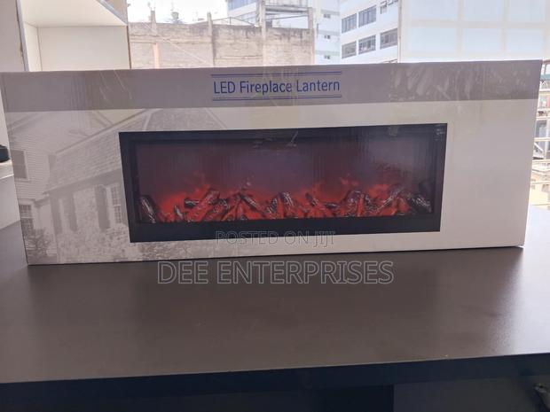60cm Led Fireplace Lantern - main view