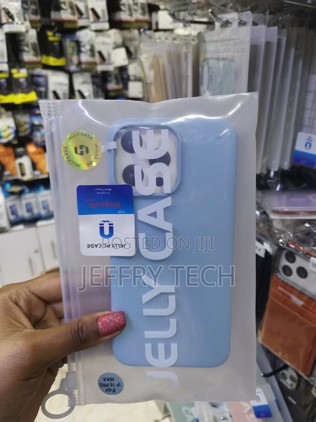 Xunky iPhone 15 Pro Max Pc Hybrid Silicone Jelly Phone Case -Blue - main view
