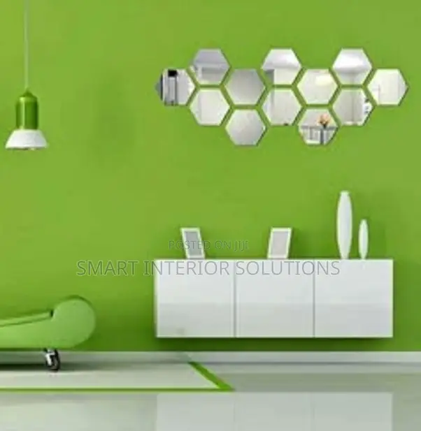 Bathroom Hexagonal Mirrors
