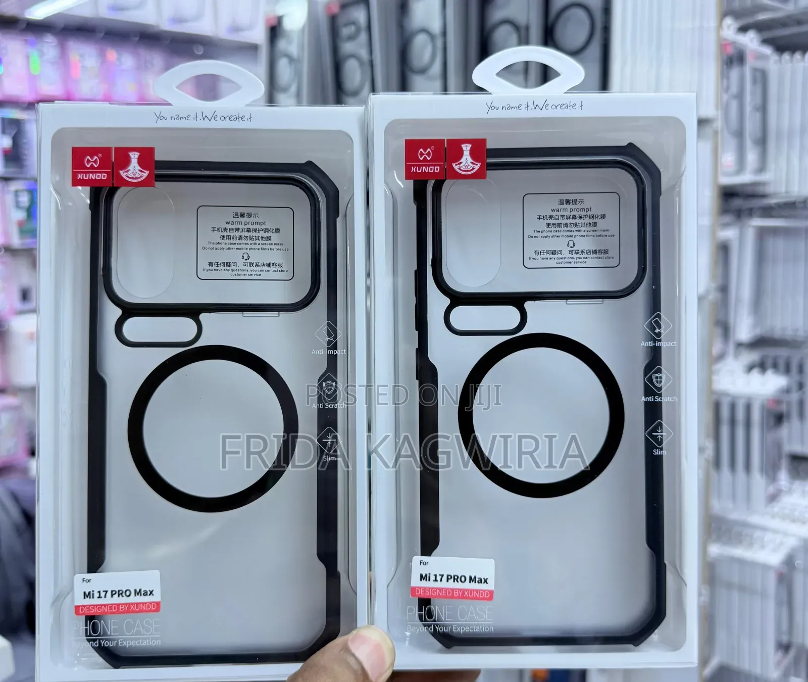 Mi 17 Pro Max Xundd Shockproof Clear Back Cover With Magsafe