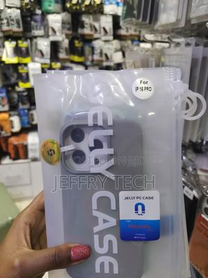 Liweigh iPhone 16 Pro Pc Hybrid Silicone Jelly Phone Case -Gray - thumbnail 2