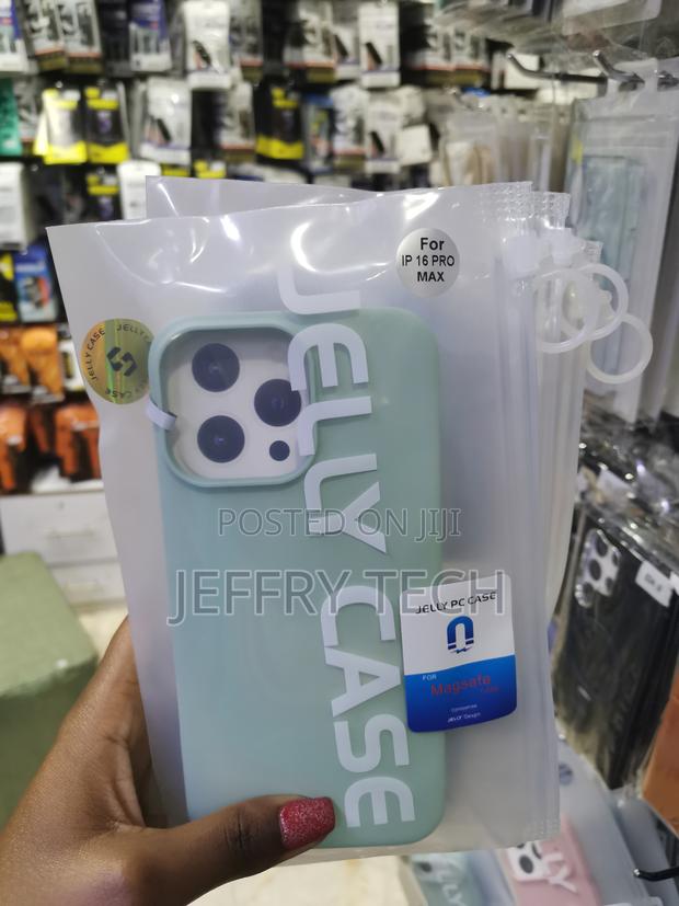 Larein iPhone 16 Pro Max Pc Hybrid Liquid Jelly Phone Case -Green