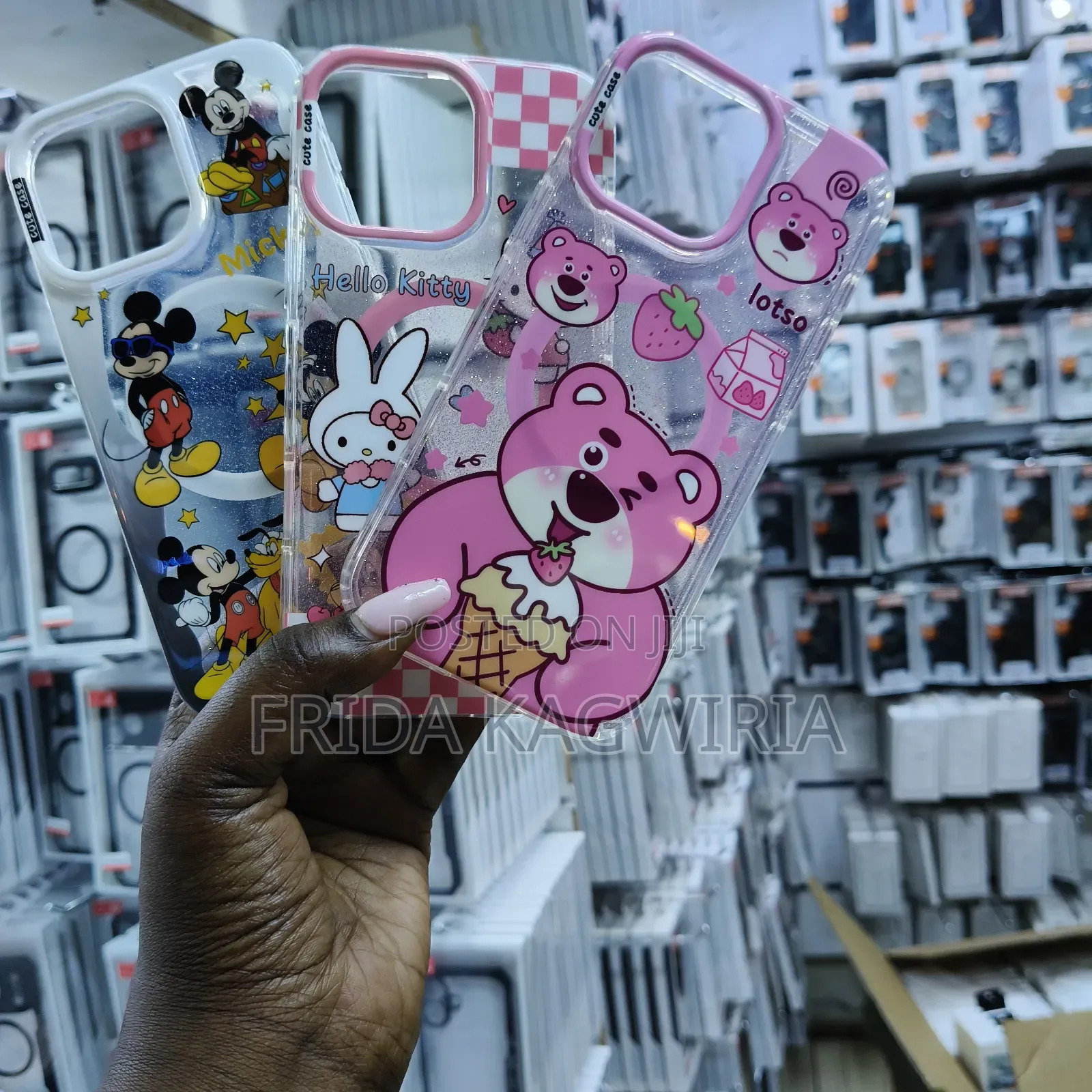 iPhone 14 Pro Max Cartoon Themed Back Covers With Magsafe
