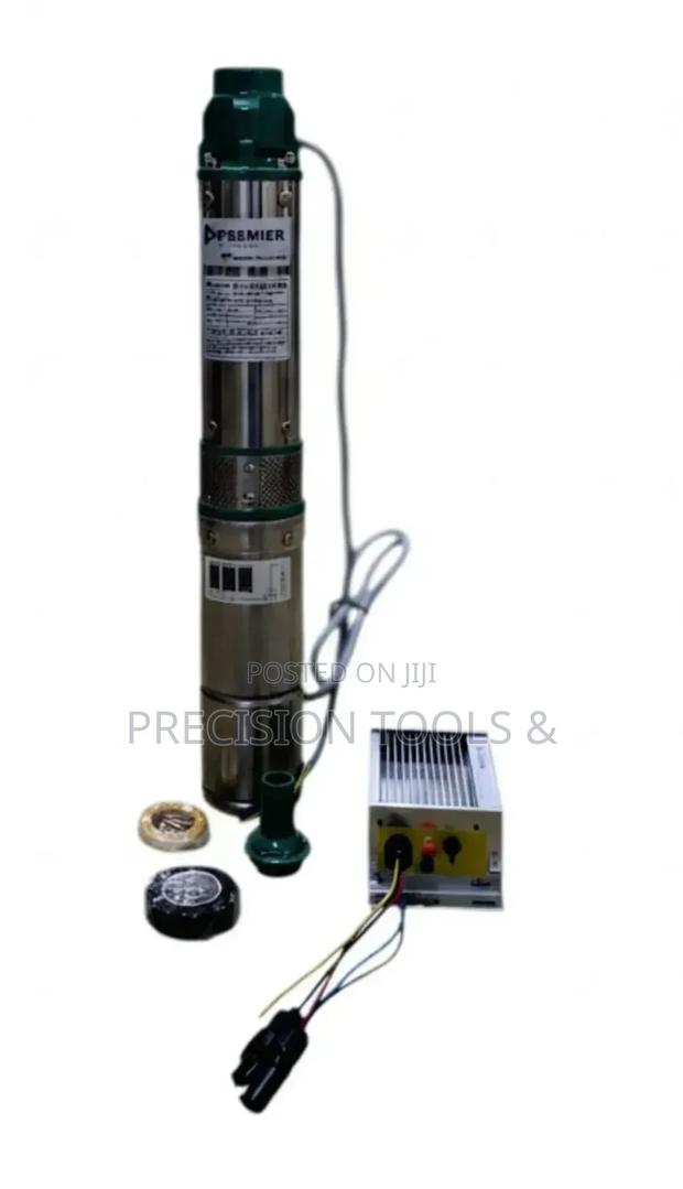 Premier Solar Dc Submersible Pump 72v 750w 1" 65m Deep Head Lift Max