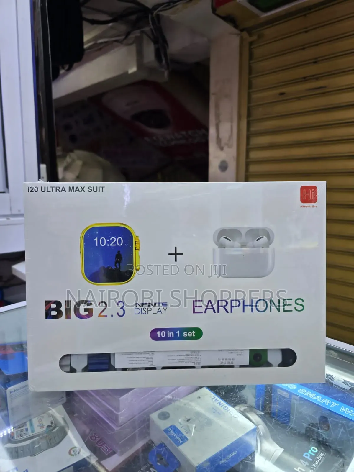 Smart Watch With Earpods With Extra Straps