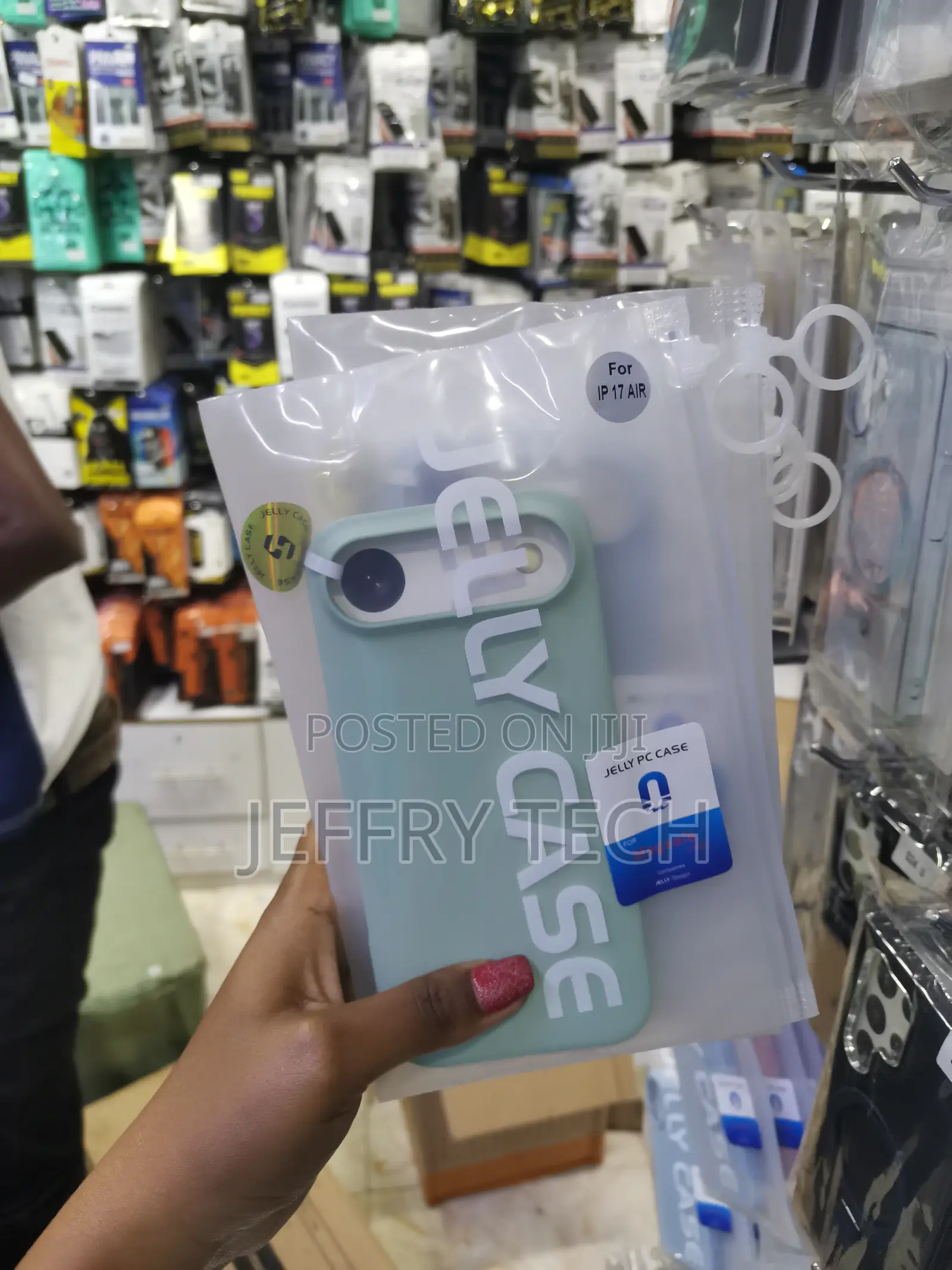 Naqsaz Jelly Candy Hard Pc Soft Tpu Cases for iPhone 17 Air