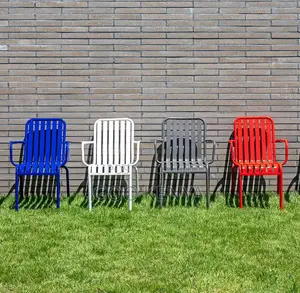 Home Chair; Portable Chromed Heavy-Duty Plastic Guest and Dining Chair