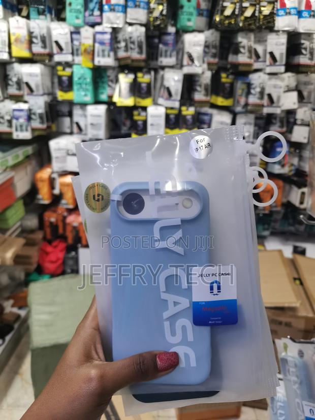 Subner iPhone 17 Air Pc Hybrid Liquid Jelly Phone Case -Blue - thumbnail 3