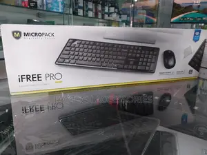 Micropack Wireless Mouse and Keyboard Combo-Black Km-236w