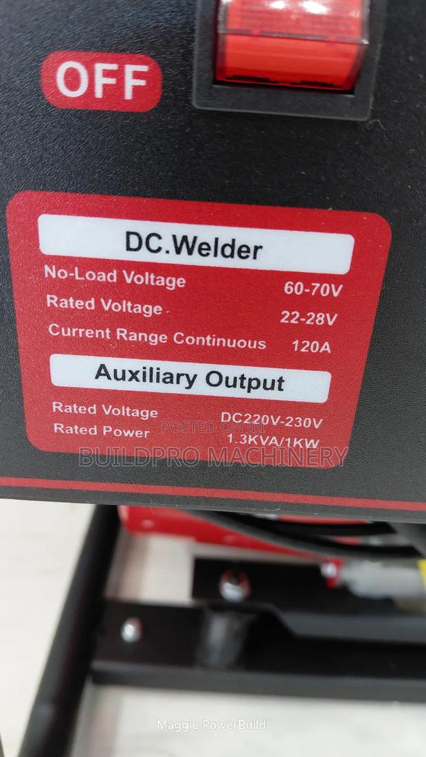 Maxmech Dc Welding Generator 120amps 1.5kva - thumbnail 4