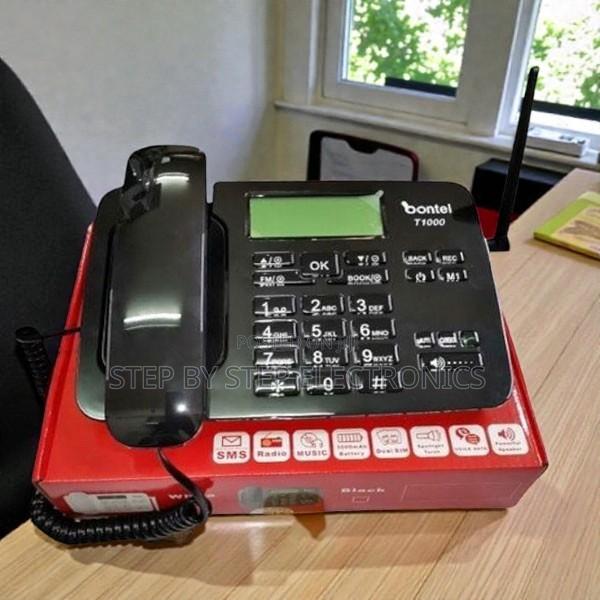 Dual Sim Durable Build Bontel T1000 GSM Fixed Wireless Office Phone - main view