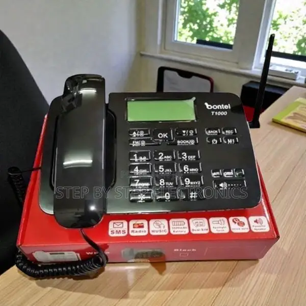 Dual Sim Durable Build Bontel T1000 GSM Fixed Wireless Office Phone