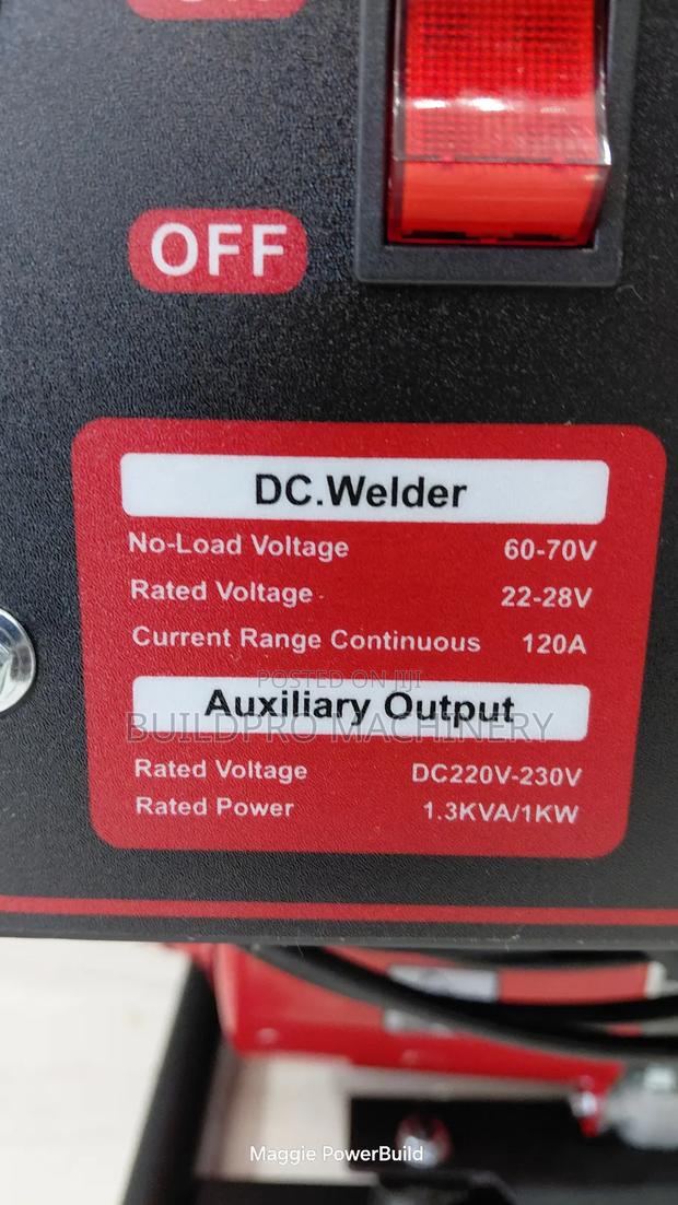 Maxmech Dc Welding Generator 120amps 1.5kva - thumbnail 7