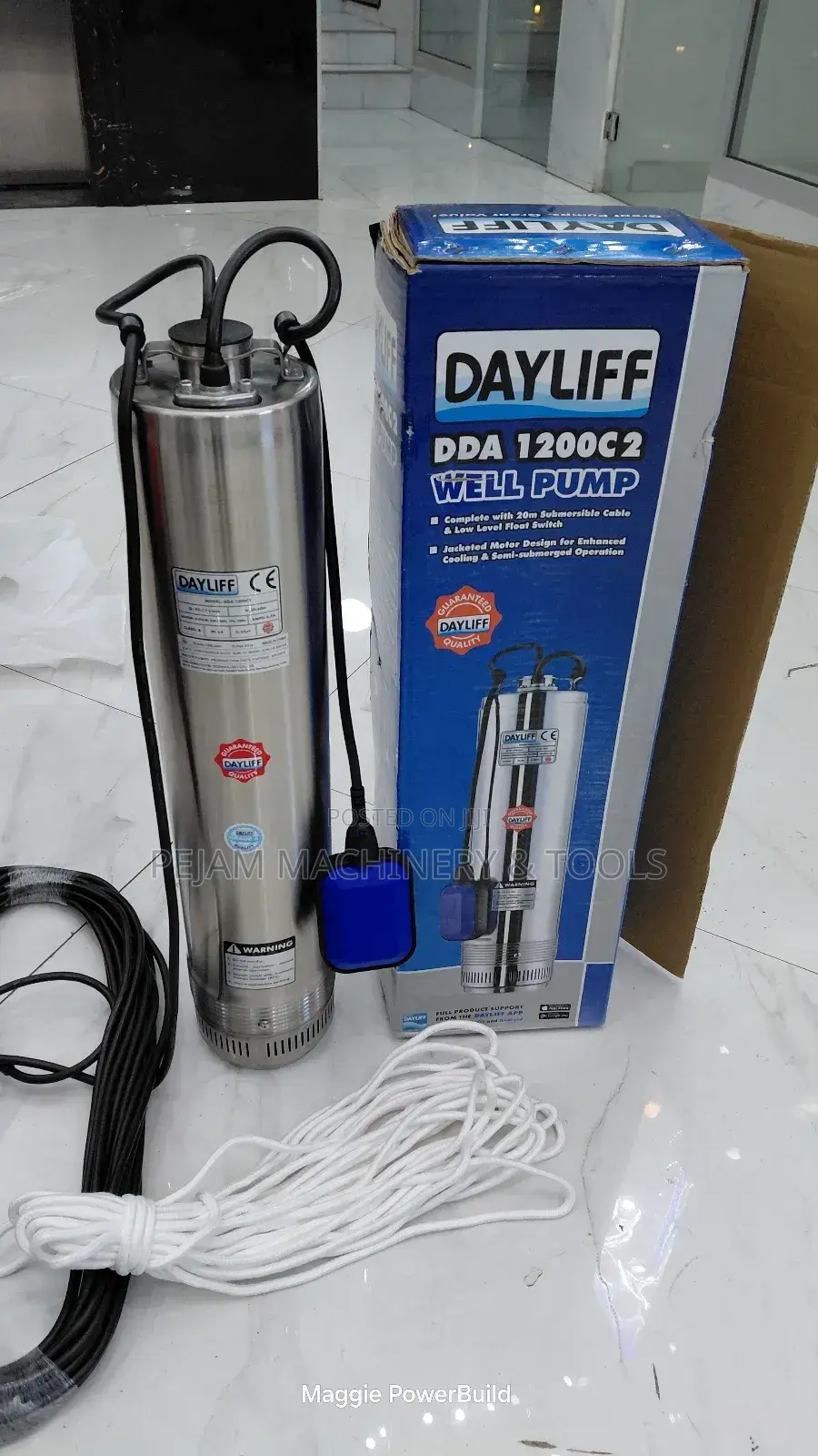 Dayliff Dda 1200c2 Submersible Well Pump