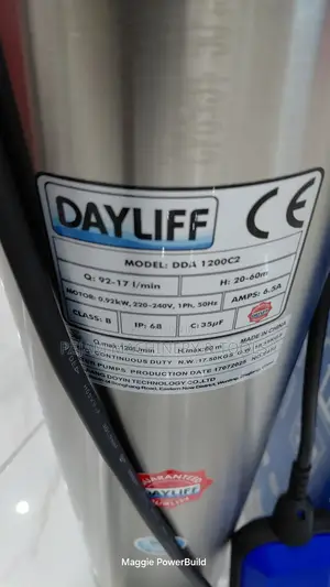 Dayliff Dda 1200c2 Submersible Well Pump